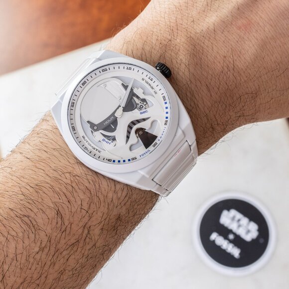 Limited Edition Star Wars™ Stormtrooper Resin Coated Stainless Steel Watch - Picture 5 of 14